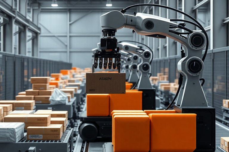 激光切割上下料機械臂