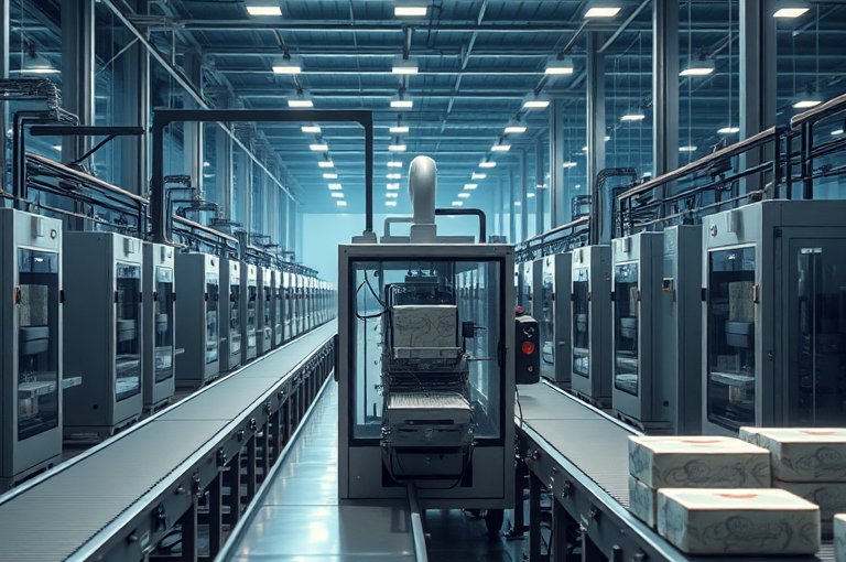 全自動水泥制品碼垛機械設備