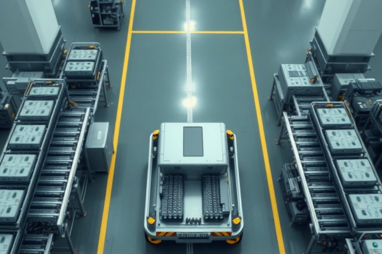 智能叉車高效堆垛省時省力